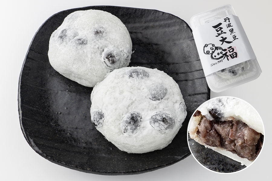 丹波黒豆の豆大福（つぶあん）